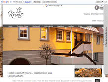 Tablet Screenshot of krone-sulzbach.com